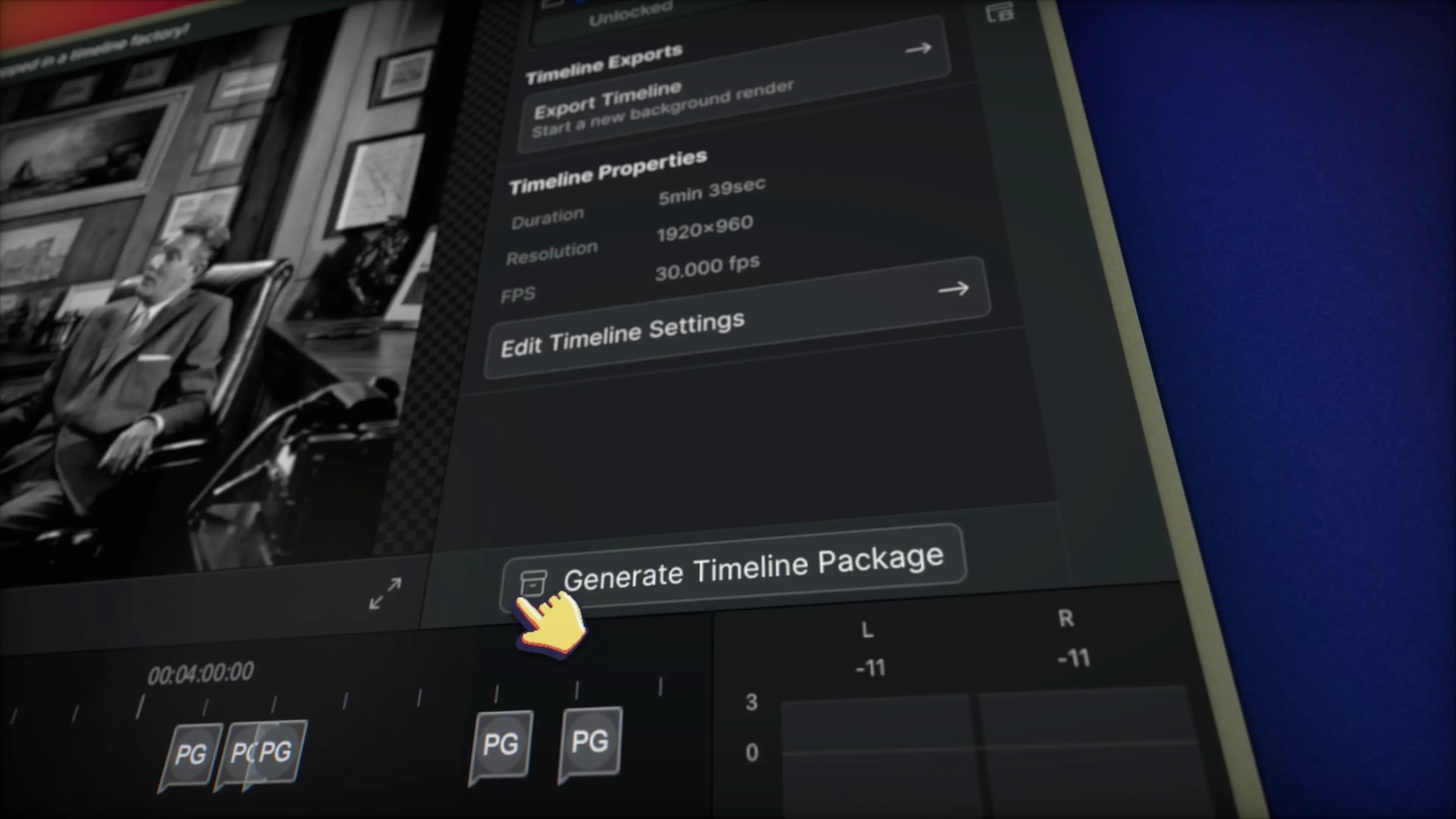 OpenTimelineIO export interface in Sequence