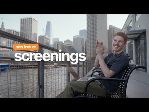 Introducing Screenings: A Faster Feedback Loop for Video Editors